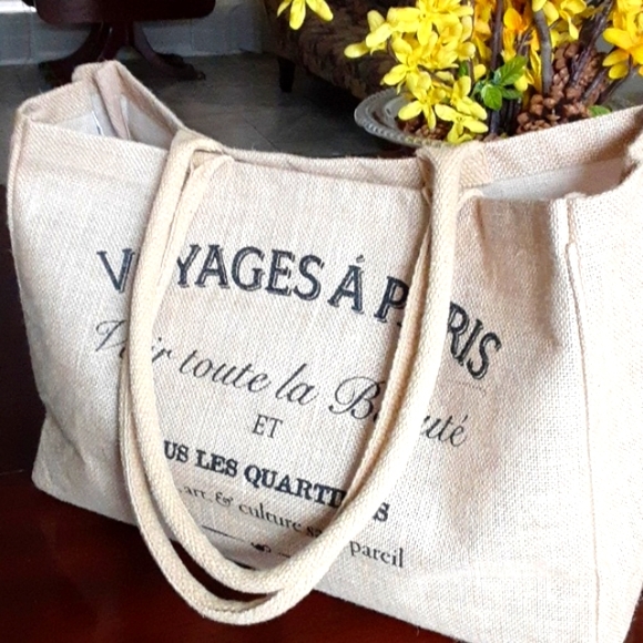 KAF HOME, Durable & Chic French Market Tote - Picture 2 of 7